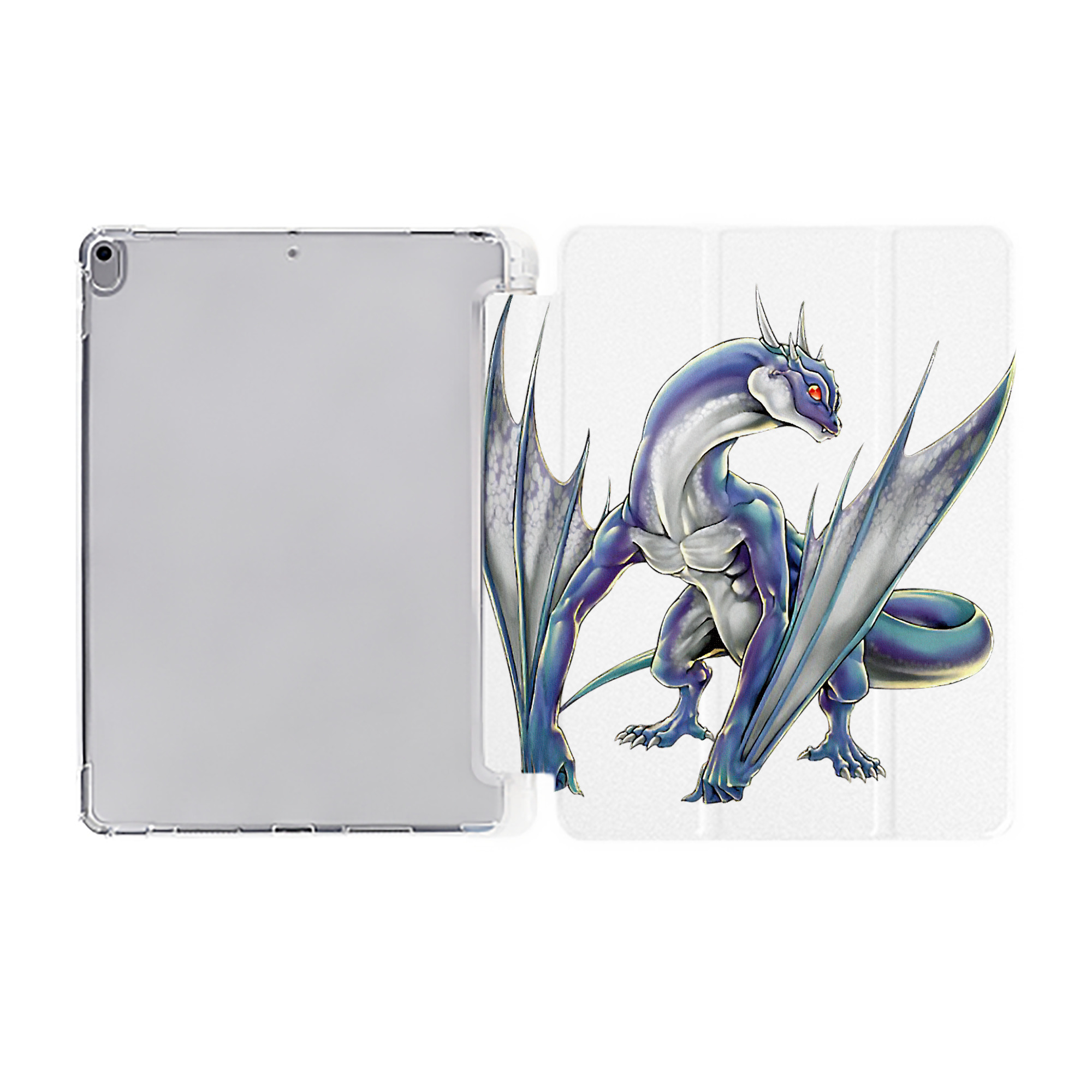 （画像用） 遊☆戯☆王 Yu-Gi-Oh! IPad ケース ペン収納付き 三つ折りスタンド PUレザー×シリコン 対応機種9.5/10.5/10.9インチ